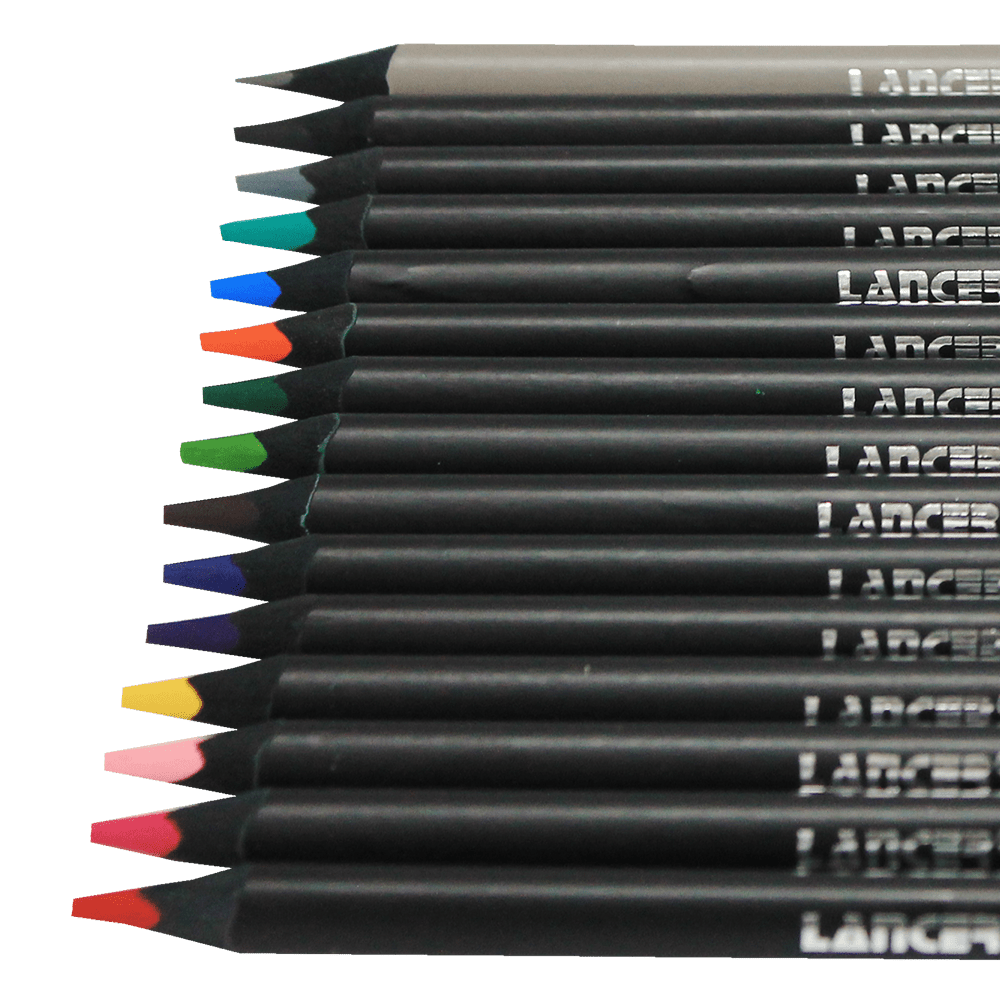 LÁPICES DE COLORES ELEMENTS 50 COLORES TRIANGULAR MINA 4.0 MM -2