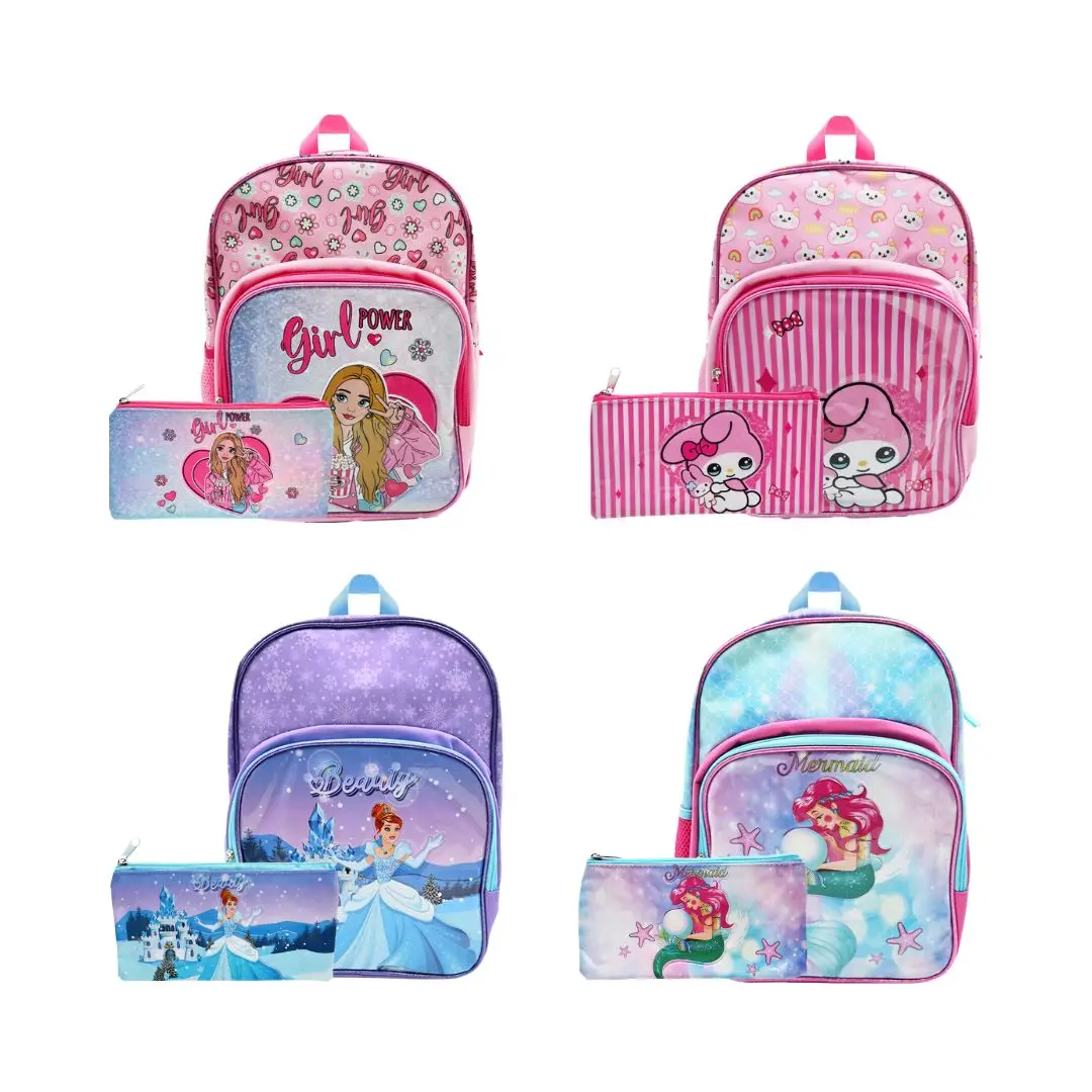 MOCHILA DE NIÑA + CARTUCHERA LANCER